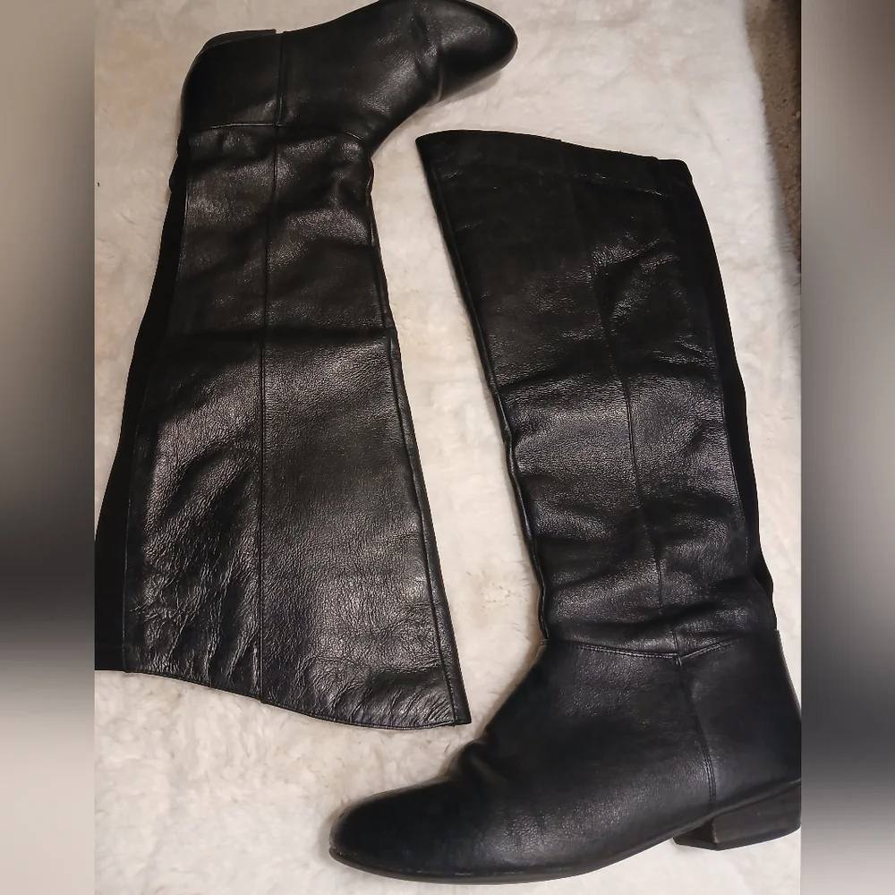 Sleek Black Over the Knee Boots